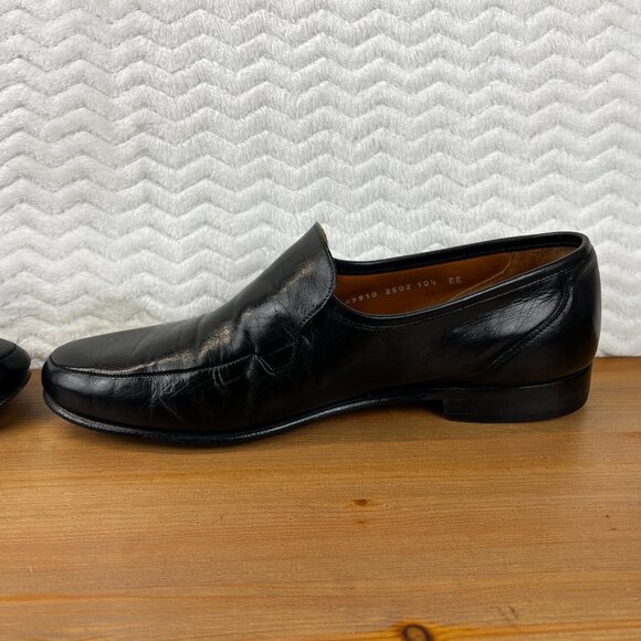 Allen Edmonds Mens Leather Loafers Lugano Wide Dress Made Italy 10.5 EE 49910 - Picture 9 of 15